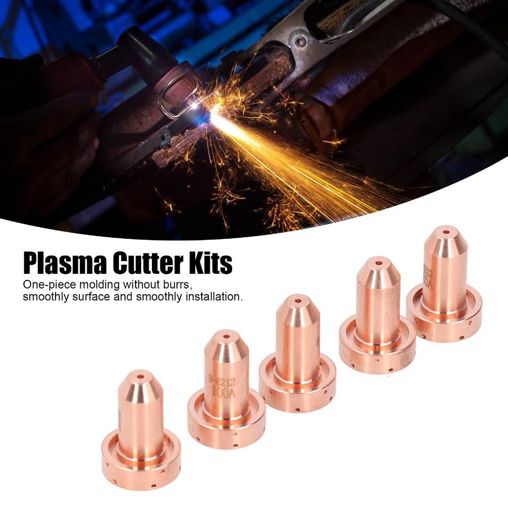 5pcs 9-8212 Plasma Cutter Nozzle Copper Plasma Welding Accessories For Cutting Torch