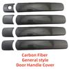 For NISSAN X-Trail XTrail T33 2008 2009 2010 20112013 Qashqai Black Carbon Car Accessory Door Handle Bowl Cover Trim Paste Style