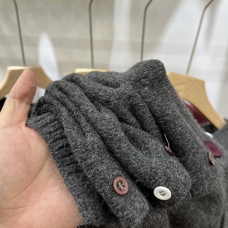 Dimanaf 2025 Autumn Vest Women Sleeveless Sweaters Knitting Buttons Red Casual Style Loose Sweater