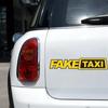 1 Pack Of Fake Taxi Stickers 20cm*5cm Vinyl Stickers Funny Car Window Stickers