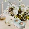 Tealight Holder Mold 3D Candle Holder Silicone Resin Mold Unique Candle Jar Resin Casting Mold For Candle Holder Jewelry