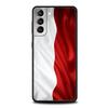 Polish Flag Soft Phone Case For Samsung Galaxy S25 Edge S24 Plus S23 FE S22 S21 S20 Ultra 5G S10 Black Protect Cover