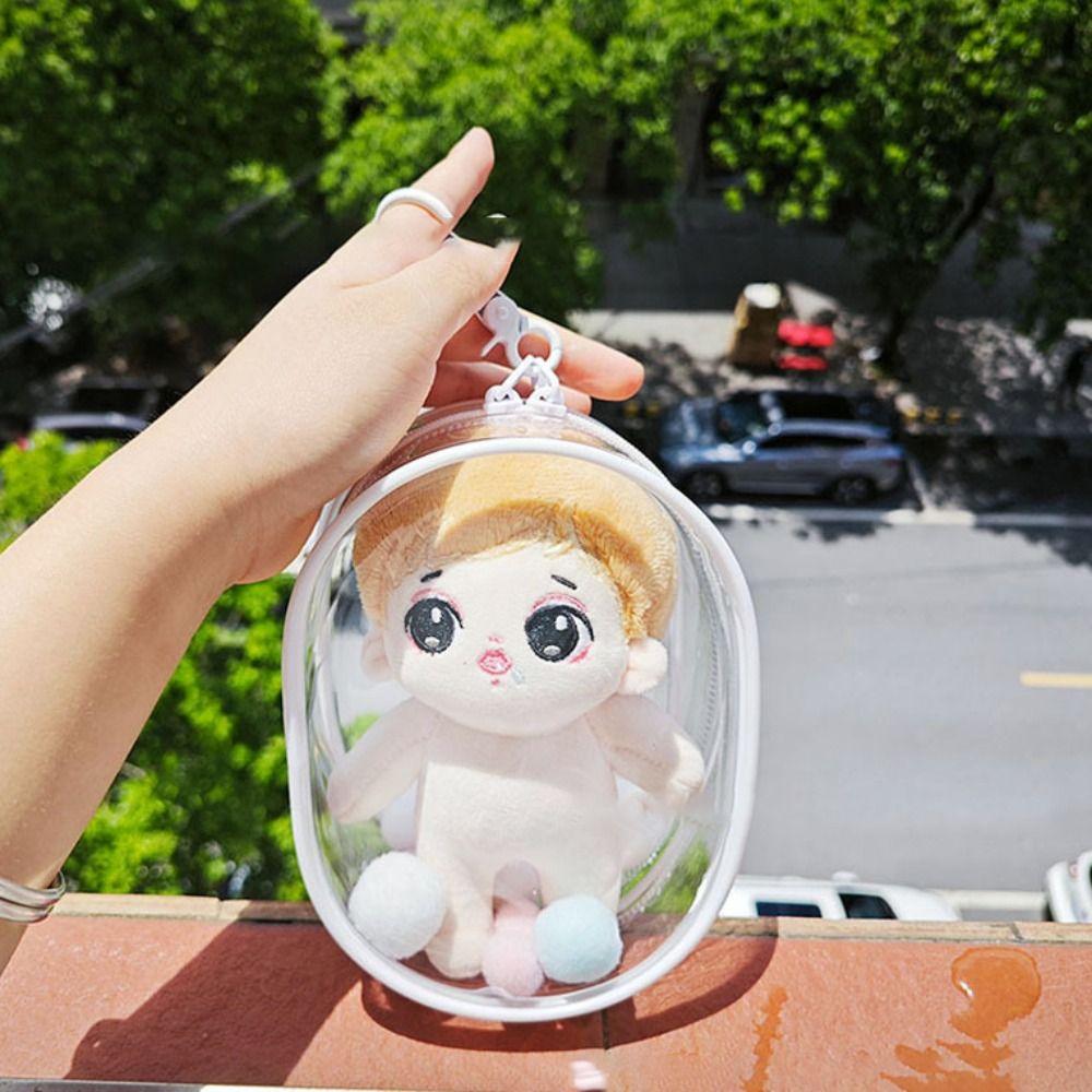 10/15/16cm Doll Display Box Multicolor Storage Case Toy Clear Outdoor Bag
