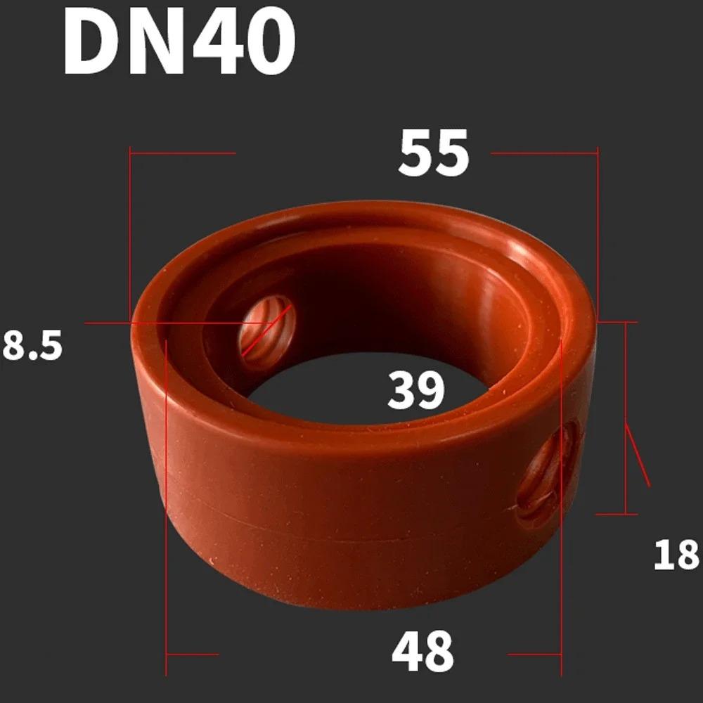 Red 29/38/63/76/89mm DN22/25/32/40/50/65/80/100/125/150VQM Food Grade Sanitary Slicone Seal Gasket Butterfly Valve Homebrew