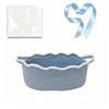 With Handles Cotton Rope Woven Basket Oval Sundries Storage Organizer Laundry Hamper  Nursery
