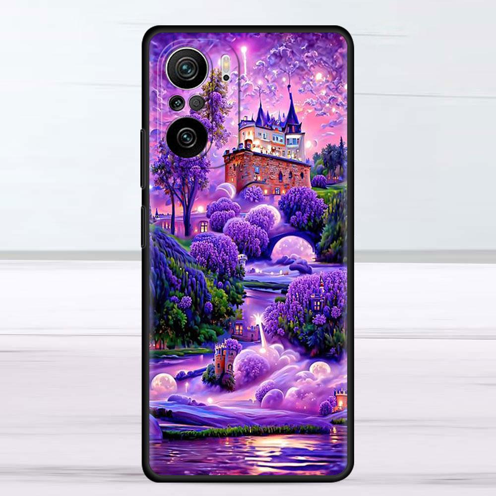 Blume Rosa Hülle für Xiaomi Redmi Note 11 10 9S 9 K40 Pro 7 8 9A 9C 8T 9T 10C 10Pro Silikon Handyhülle