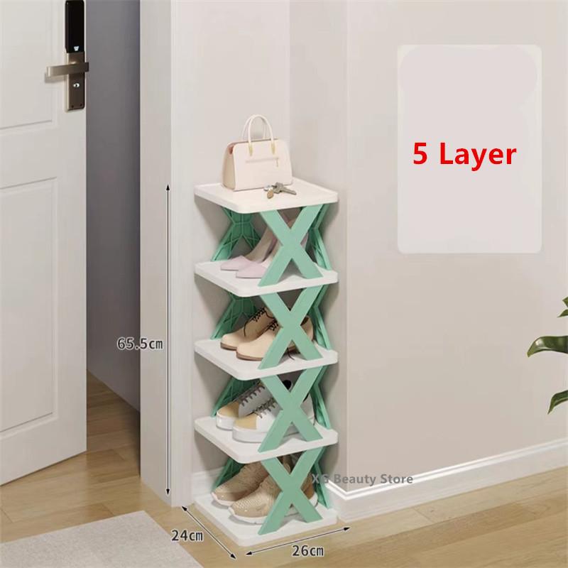 5/6/7/8/9 Layer Detachable Shoe Racks Storage Organizer Family Household Rack Multi Layer Shoes Shelf Color Cabinet Shoes Racks