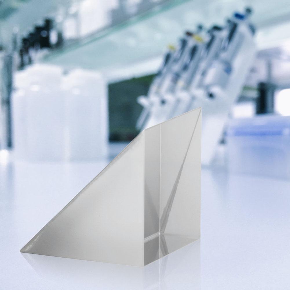 Triangular Prism K9 Optical Glass Triangular Prism for Teaching Tool Gift20x20x20mm