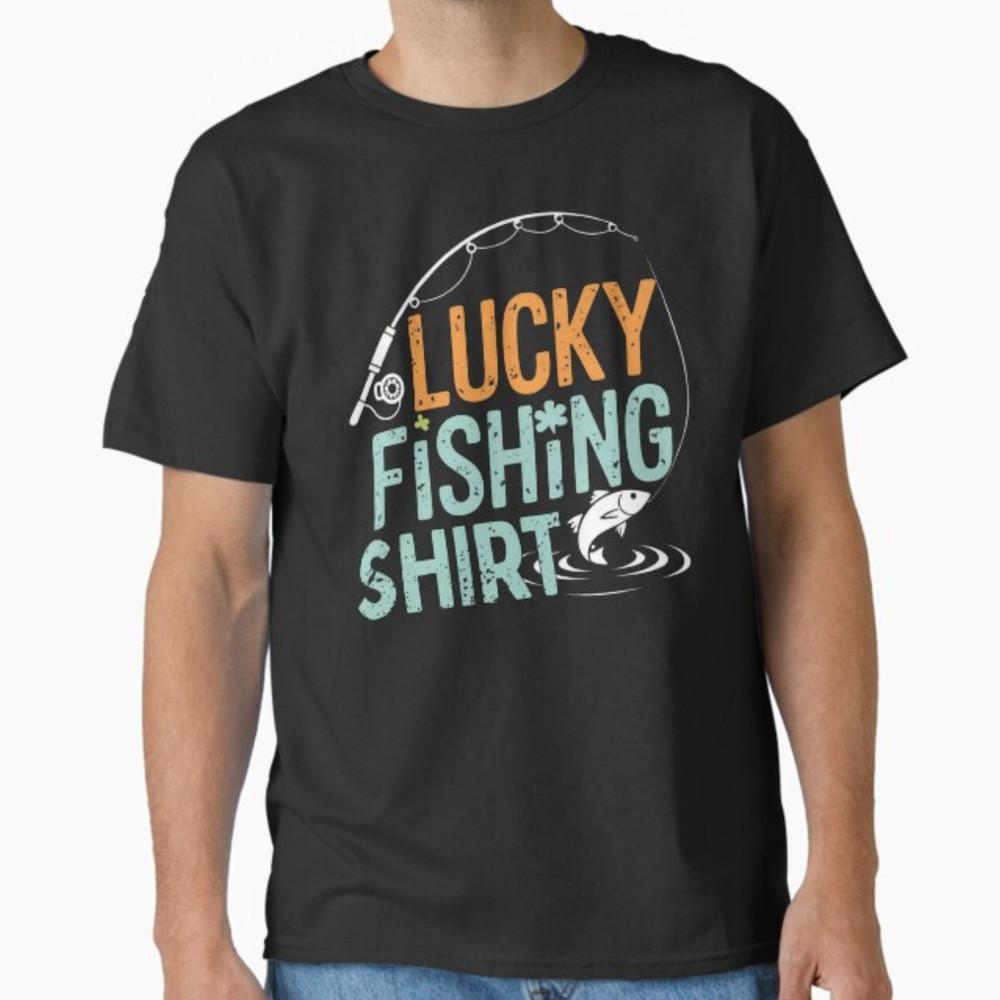 This Is My Lucky Fishing Fisherman s Favorite Artwork T-Shirt Unisex T-Shirt XL