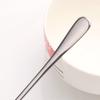 Stainless steel long handle spoon household restaurant mixing spoon coffee spoon Korean dessert milk tea small spoon spoon