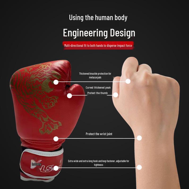 Multi-Use Boxing Gloves for Adults & Children - Ideal for Sanda, Combat, Taekwondo, and Training
