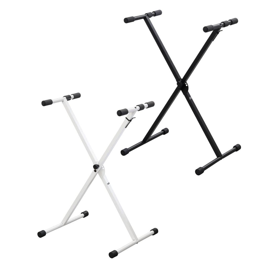 Kikutani X-Shaped Keyboard Stand, White, KS-29 WHT