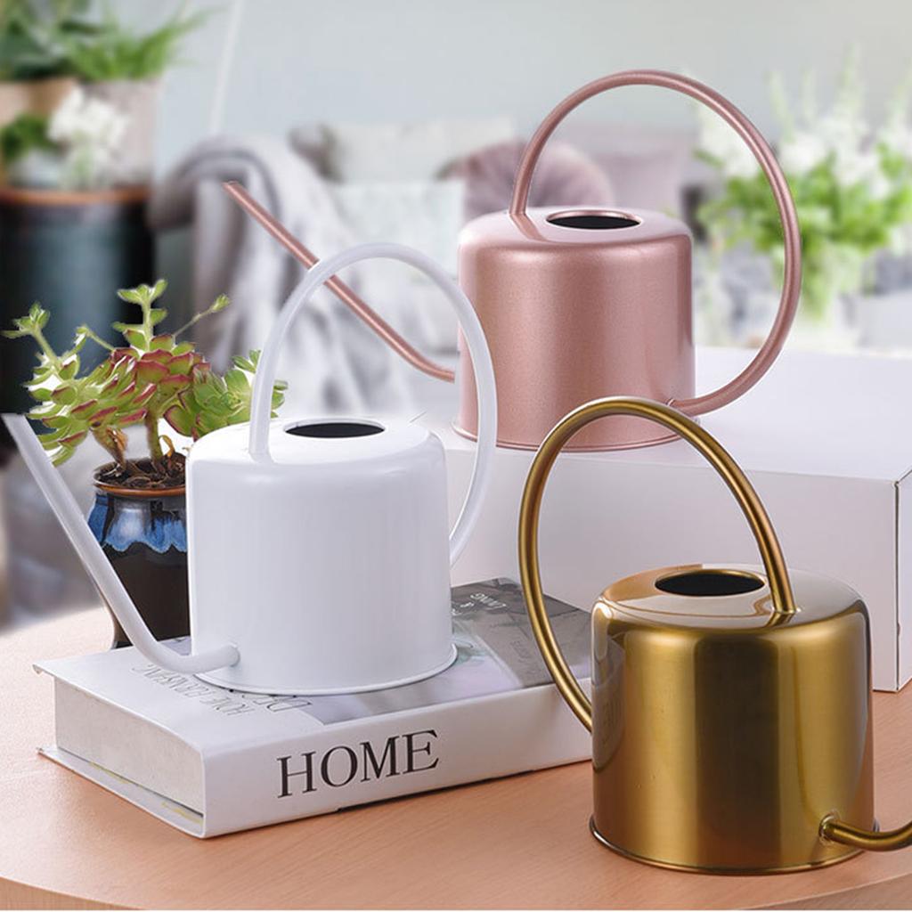 1.3L Watering Can for Indoor Plants  Flower Long Spout Watering Can Water Can with Ergonomic Handle