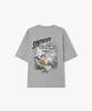 LIBERCLASSY [26Ss] Lmm42718 Gray Space Pilot Artwork T-Shirt