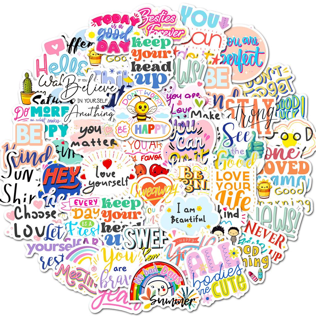 50 New ABA Graffiti Stickers Guitar Notebook Skateboard Helmet Decoration DIY Cartoon Waterproof Stickers