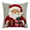 45x45cm Christmas Pillow Cover Soft Short Throw Pillowcase Santa Snowman Elk Christmas Tree Sofa Cushion Cover