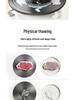 Removable Enamel Heat Conduction Plate: Prevents Pot Bottom Burn on Coal Gas Stoves and Offers Defrosting and Insulation.