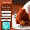In-Stock Silicone Sheep Mousse Mold - 3D Cartoon, Food-Grade, Cute & Creative Design