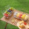 Transparent Fruit Snack Container Detachable Condiment Box Multifunction Seasoning Case  Party
