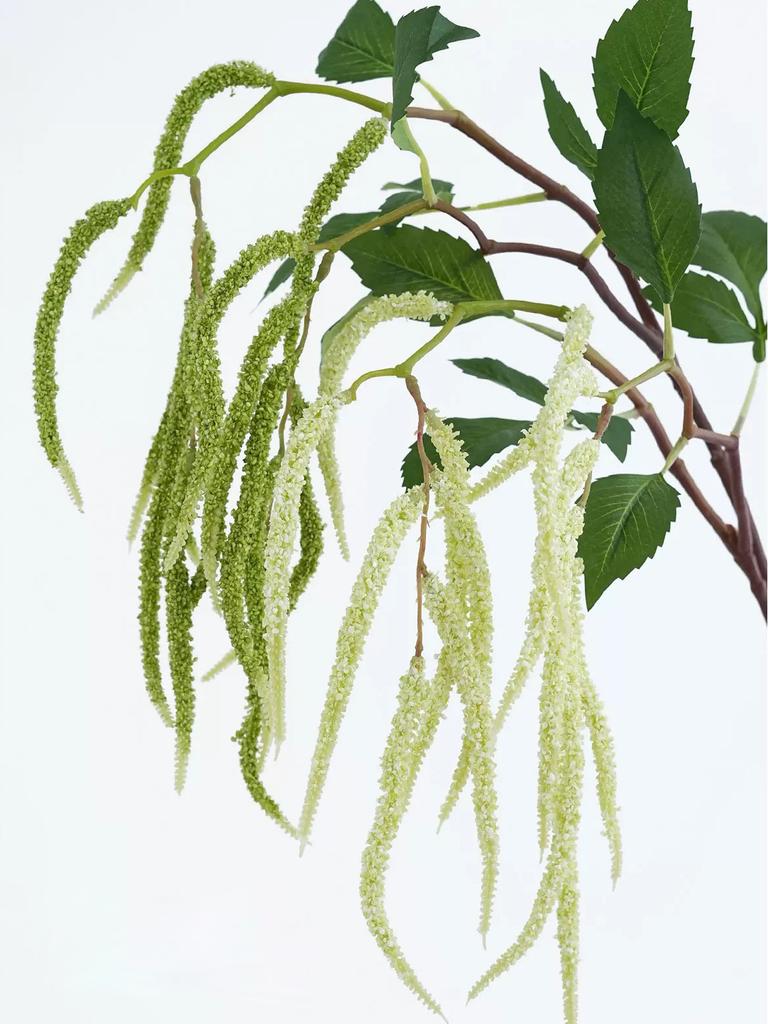 Artificial Drooping Foxtail Millet Spray Grass Hanging Faux Millet Flower for Floral Arrangements Home Decor Wedding