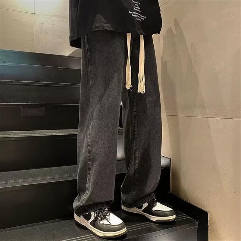 

Мужская модная джинсовая куртка и комплект-тройка – Стильный, свободный крой для весны и осени XXL