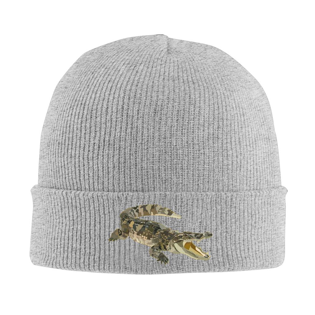 C is for Crocodile Knitted Hats Winter Warm Beanies Cap Unisex Knit Bonnet Caps Fashion