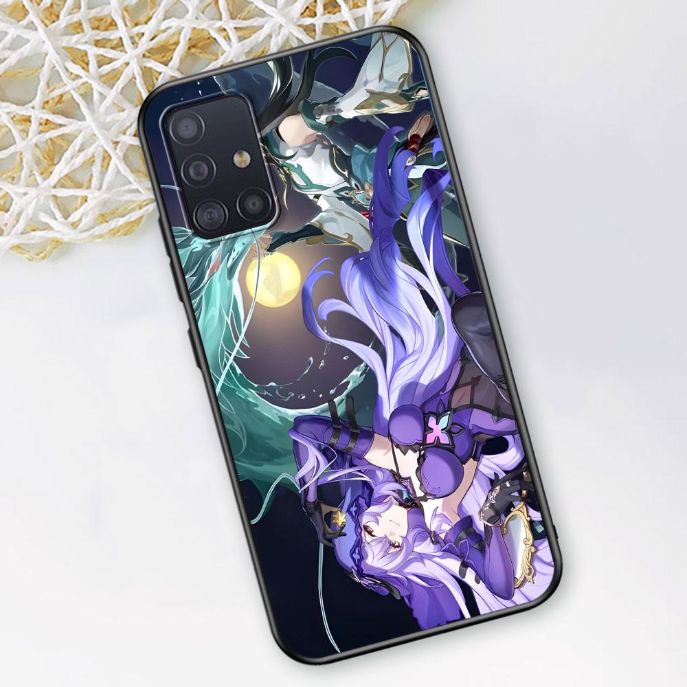 Black Swan Honkai Star Rail Dan Heng Case for Samsung Galaxy A53 A14 A12 A54 A24 A22 A41 A52 A21s A22 A31 A33 TPU Phone Cover