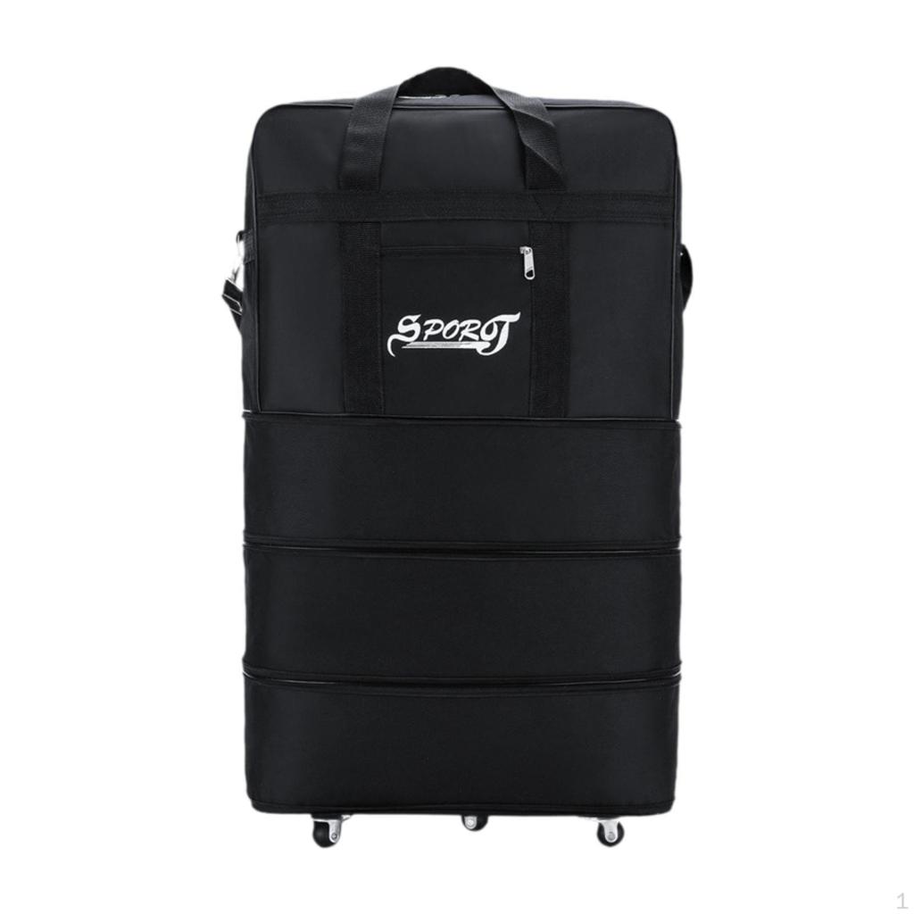 Travel Bag, Waterproof Handbag with Zipper, Wear-Resistant Tote, Shoes, Clothes Organizer, Storage