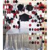 Graduation Decorations Maroon Black 2025/Maroon Burgundy Birthday Party Decorations Bridal Shower Wedding/Burgundy Black Graduation Party/Burgundy