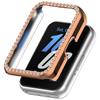 PC Diamantinlagd Fodral Stötfångare Skyddskåpa Dammtät Smartwatch Skyddsskal för Samsung Galaxy Fit 3 SM-R390