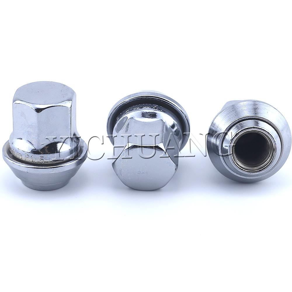 1 Piece Alloy Steel Wheel Nuts For Ford Fiesta Mondeo C-Max Focus MK1 MK2 MK3 ST RS M12x1.5 19MM Bolt Lug Stud Tyre Nut