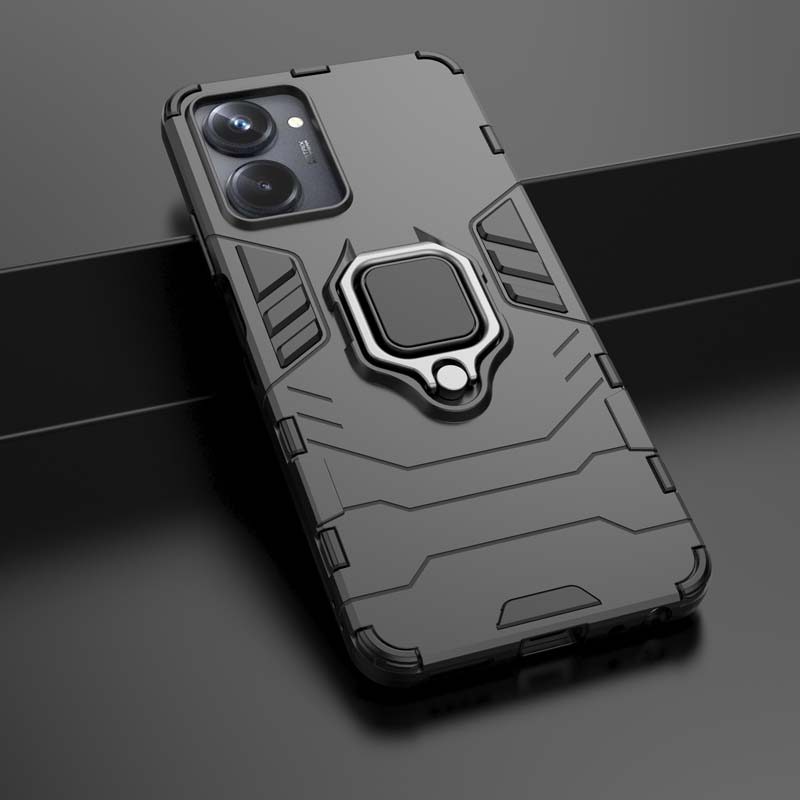 Shockproof Case For Realme 10 11 Pro Plus 9 9i RMX3630 4G 5G Cover Ring Stand Armor Back Coque for OPPO A17 A17K Phone Case