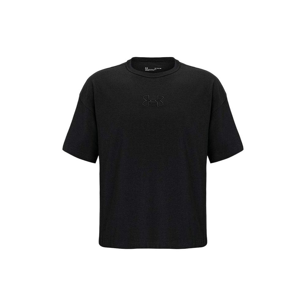 

Мужская футболка с круглым вырезом Under Armour Solid Logo, черные 1376616-001