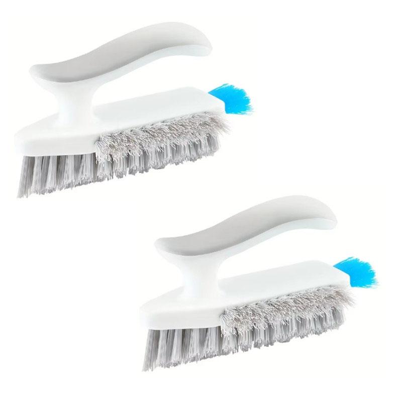 Household Cleaning Brush Kitchen Gadgets Tiles Window Trough 4 in 1 V-shaped Brush for Kitchen Home Supplies Tools Bathroom