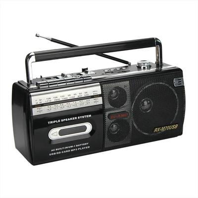 Retro Tragbarer Altmodischer Nostalgischer Kassettenrekorder Ältere FM Radio Lautsprecher Caixa De Som Bluetooth Audio MP3 Player