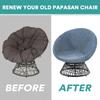 Chair Cover Home Office Chairs Dining Elastic Silver Fox Plush Universal Protection Circular Camping Bedroom Hotel Sofa Covers