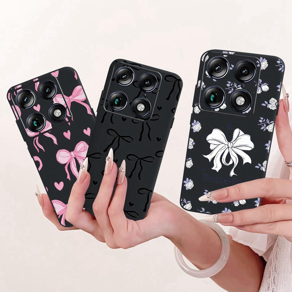 Fashion Letter Phone Case For Motorola Signature XT2603-2 Back Cover For Motorola Signature 5G Soft Black Silicone Cases