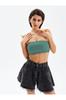 Women's Fashion Big Size bustier Palude Model Knitted Model Bustier Bondeo Flexible Seamless Model Bondeo Gray Blue Color