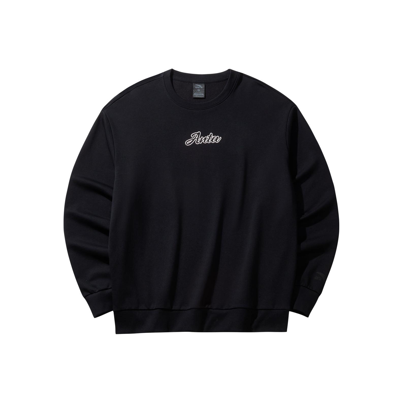 

Anta Серия Lifestyle Модный Повседневный Свободный Удобный Кампус Универсальный Спортивный Пуловер Худи Унисекс Толстовки Черный 972618704-5 XS