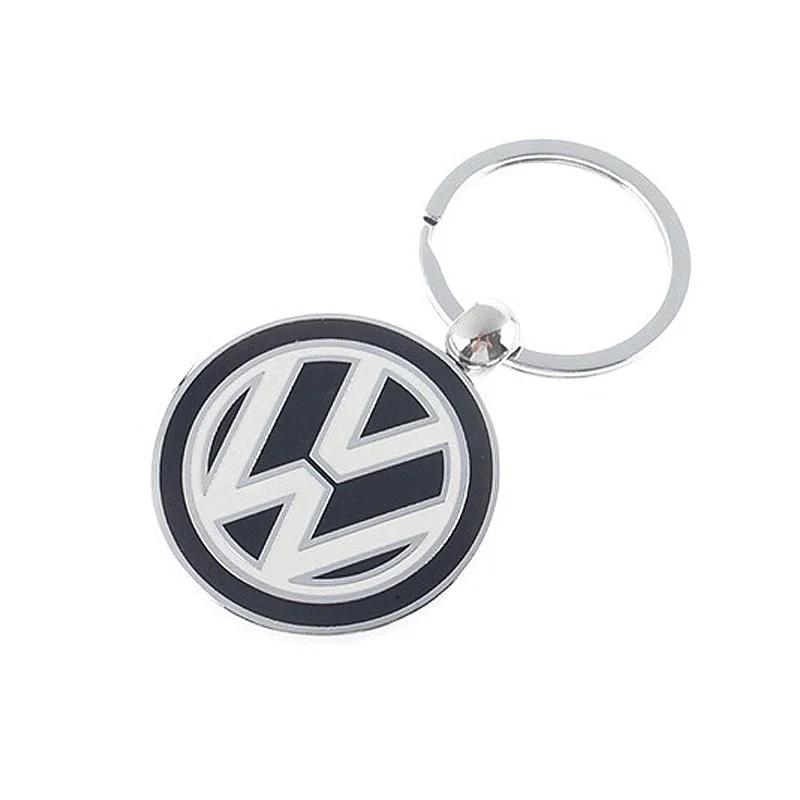 2025 Hot Volkswagen RLine Keychain With Brand Badge Genuine Zinc Alloy Anti-Theft Car Key Organizer Gift Pendant For Men Women S
