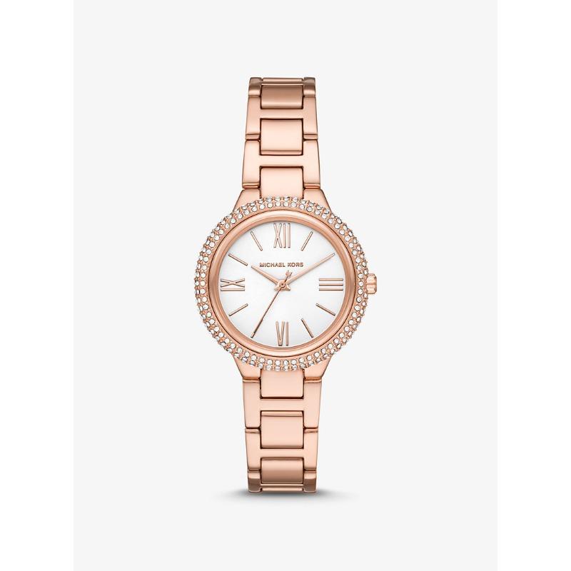 

Часы Michael Kors Taryn с паве, покрытие из розового золота, MK4460 розового золота