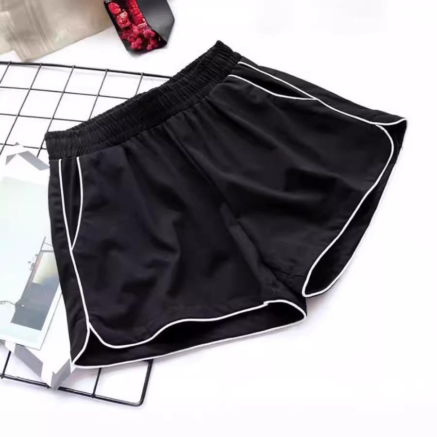 Summer New Quick-drying Sports Shorts Thin Straight High-waisted Elastic Versatile Casual Wide-leg Shorts