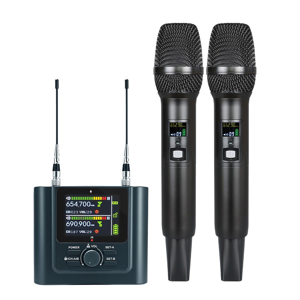 

High-End True Diversity Wireless Digital Microphone with Built-in Battery