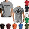 Men's  Popular T-shirt Printed Round Neck Short Sleeve T-shirt