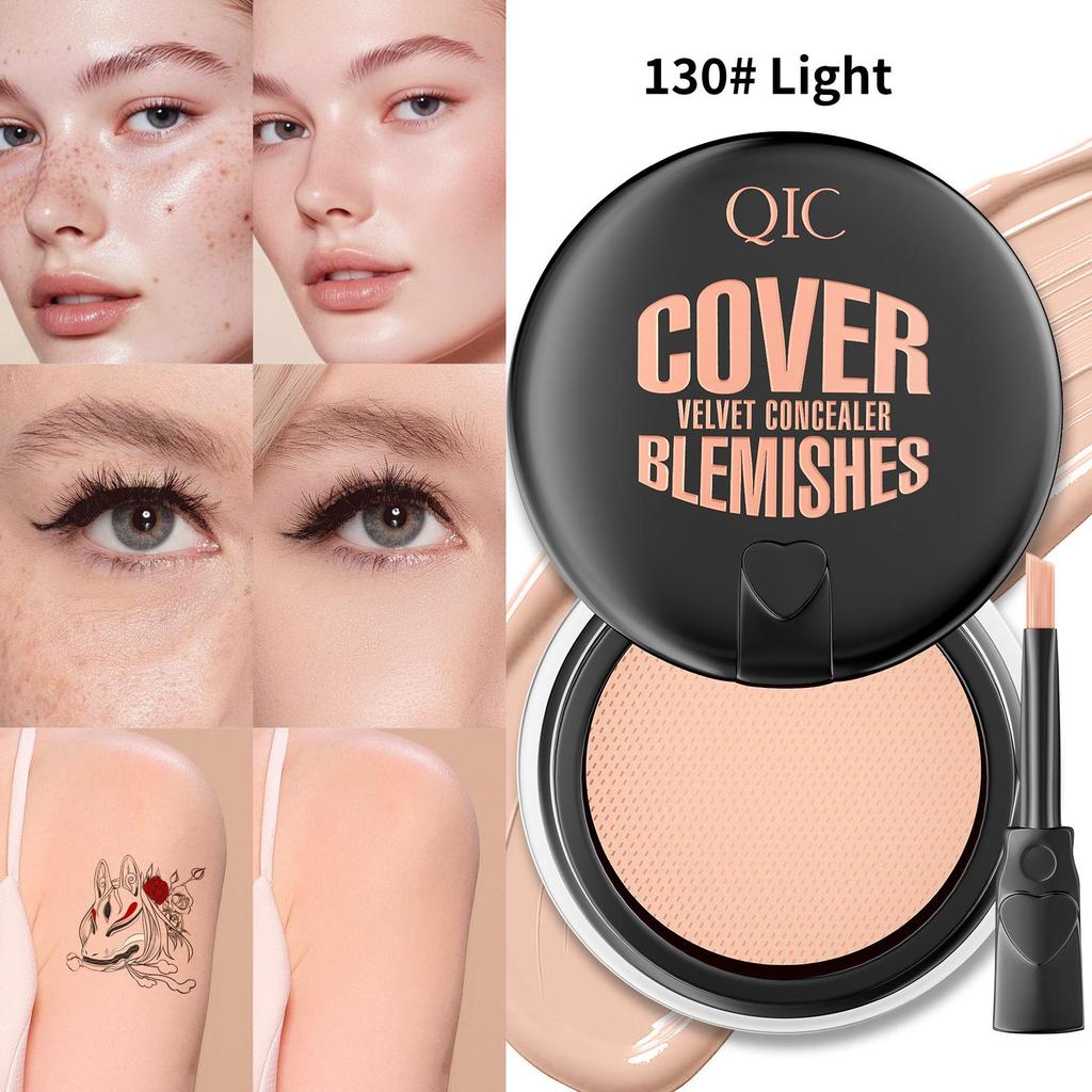 QIC Concealer Cover Scar Tattoo Spot Acne Mark No Card Powder Modify Skin Tone Air Cushion Concealer