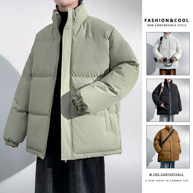M-8XL Large Size Stand-up Neck Cotton-padded Jacket for Men and Women of the Same Style, Loose Cotton-padded Clothing In Winter, Bread Clothing