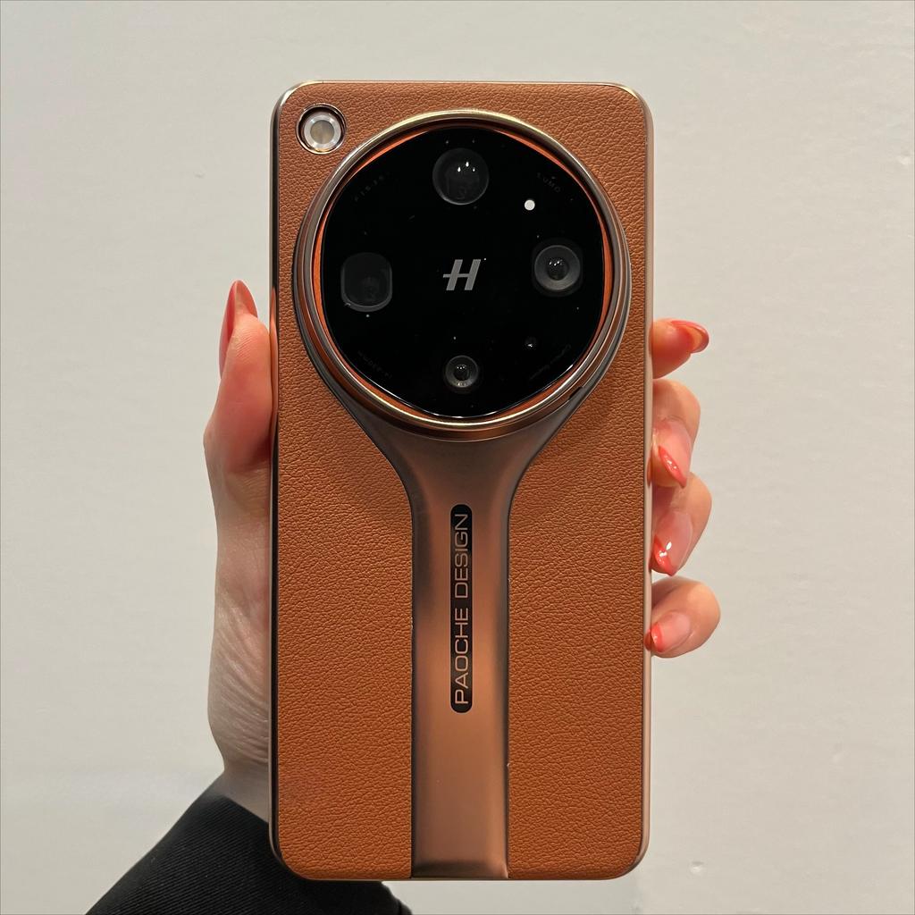 Para Capa OPPO Find X9 Ultra Nova Luxuosa Moda Couro Duro Anti Queda À Prova de Choque Capa Protetora Para Find X9 Ultra Concha Para-choque