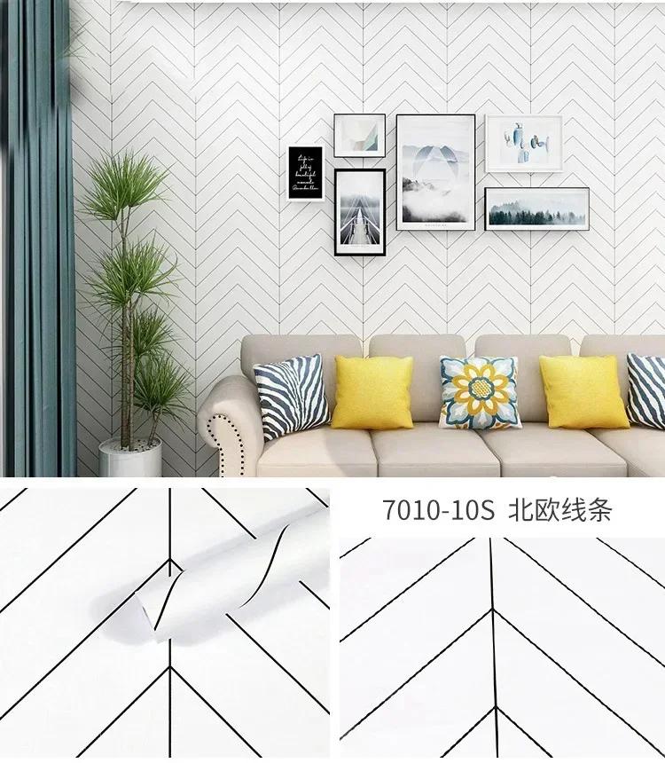 Thickened Nordic Style Self-Adhesive Water-Repellent Wall Cover For Bedroom Living Room Background Wall Old Furniture Table Decals