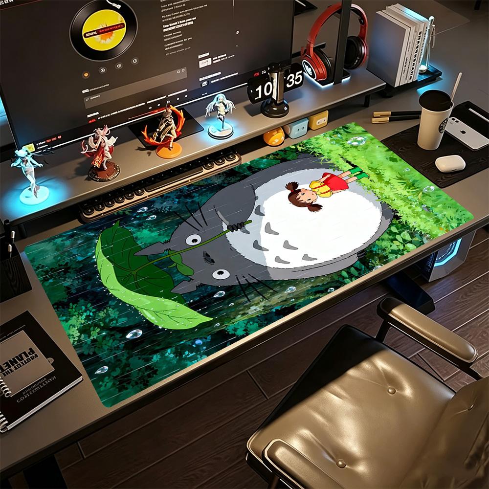 Neighbor Totoro Gaming Mouse Pad Gaming Laptop Mouse Pad Study Desk Mat Non-Slip Rubber Bottom Office and Gaming Desk Decoration