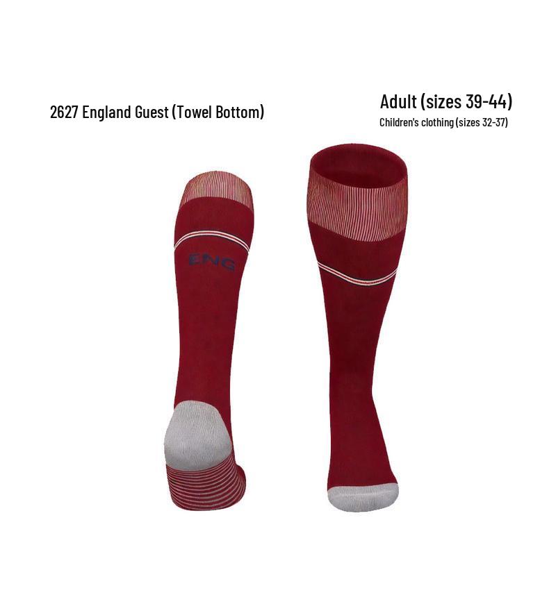 World Cup Over-the-Knee Football Socks - Argentina & Miami Barca Design for Adults & Kids